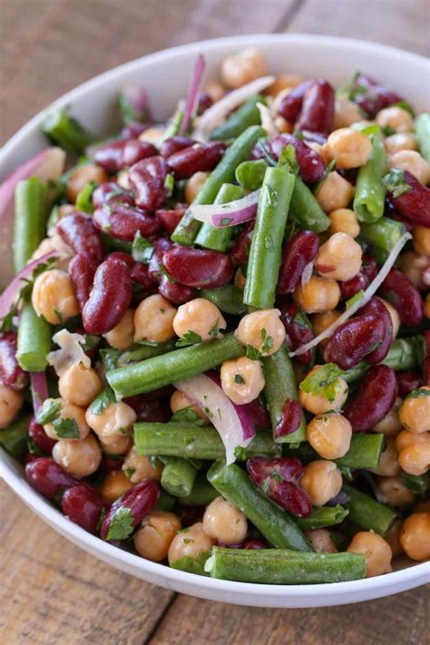 How many calories are in kidney bean salad - calories, carbs, nutrition