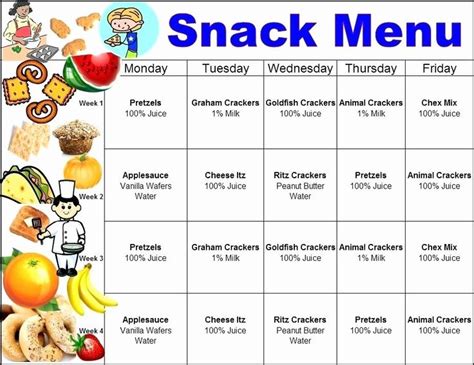 How many calories are in kids snack week 4 friday - calories, carbs, nutrition