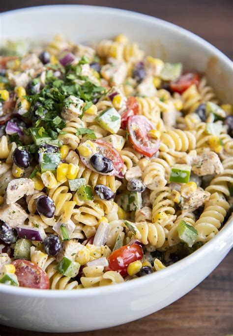 How many calories are in kids southwest chicken pasta salad - calories, carbs, nutrition