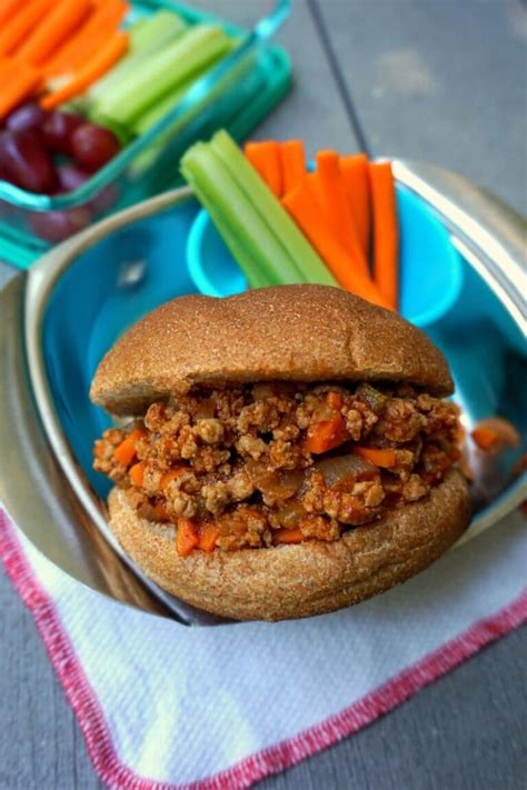 How many calories are in kids turkey sloppy joes - calories, carbs, nutrition