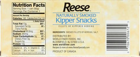 How many calories are in kippers - calories, carbs, nutrition