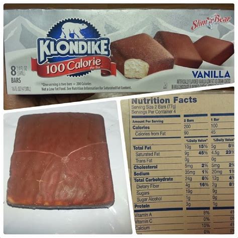 How many calories are in klondike bar, original - calories, carbs, nutrition