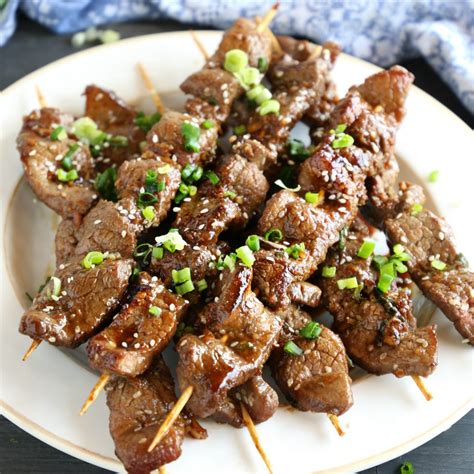 How many calories are in korean bbq beef skewers with slaw - calories, carbs, nutrition