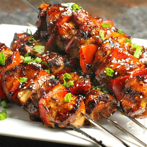 How many calories are in korean bbq chicken skewers - calories, carbs, nutrition