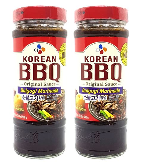 How many calories are in korean bbq sauce - calories, carbs, nutrition