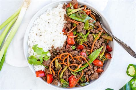 How many calories are in korean beef stir-fry - calories, carbs, nutrition