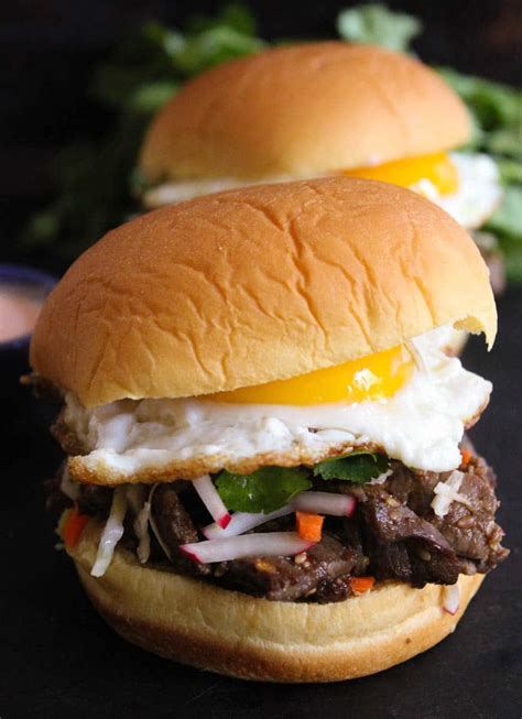 How many calories are in korean bulgogi steak sandwich - calories, carbs, nutrition