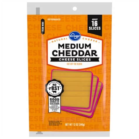 How many calories are in kroger cheddar cheese slice - calories, carbs, nutrition