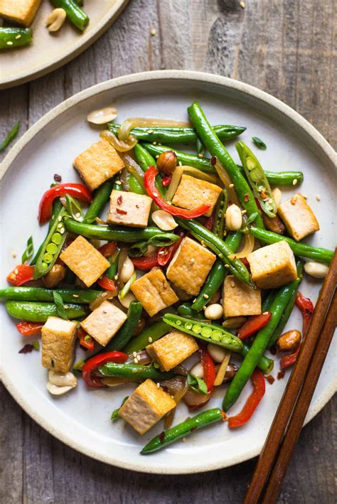 How many calories are in kung pao tofu stir-fry - calories, carbs, nutrition