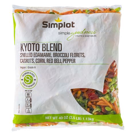 How many calories are in kyoto blend vegetables - calories, carbs, nutrition