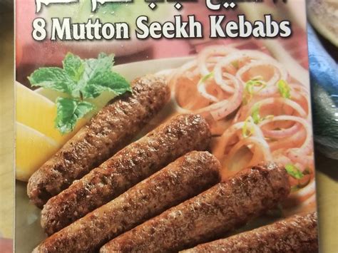 How many calories are in lamb seekh kebab - calories, carbs, nutrition