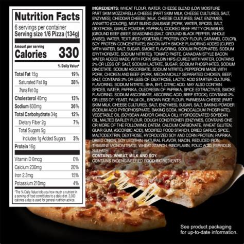 How many calories are in large supreme hand tossed - calories, carbs, nutrition