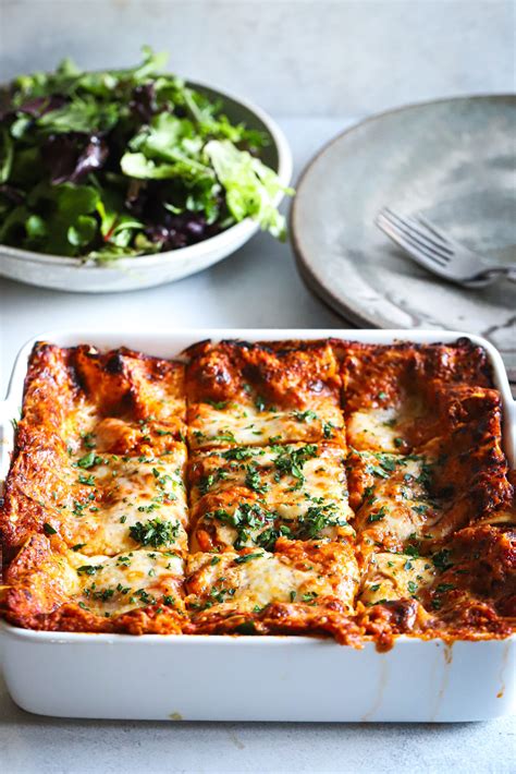 How many calories are in lasagna roasted vegetables marinara slc=3x4 - calories, carbs, nutrition