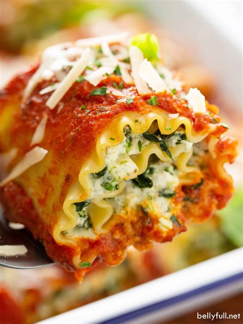 How many calories are in lasagna roll ups - calories, carbs, nutrition