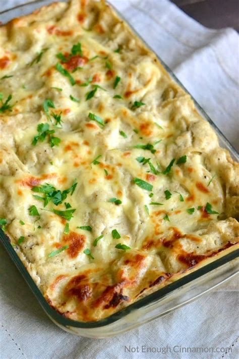 How many calories are in lasagna white alfredo fp slc=4x8 - calories, carbs, nutrition