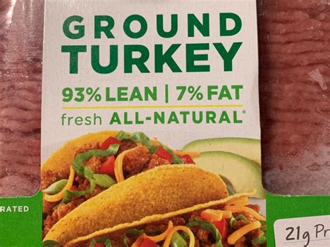 How many calories are in lean ground turkey - calories, carbs, nutrition