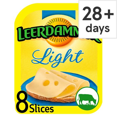 How many calories are in leerdammer light - calories, carbs, nutrition