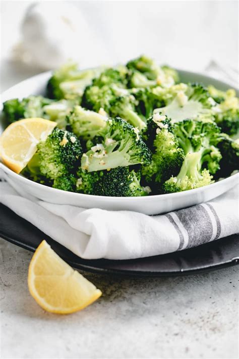 How many calories are in lemon garlic broccoli - calories, carbs, nutrition