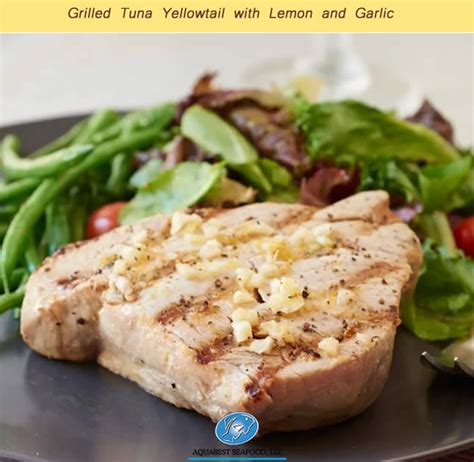 How many calories are in lemon garlic grilled tuna - calories, carbs, nutrition