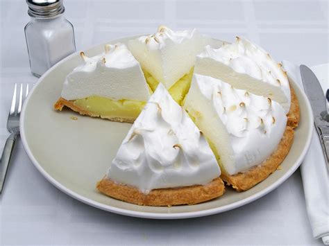 How many calories are in lemon meringue pie - calories, carbs, nutrition