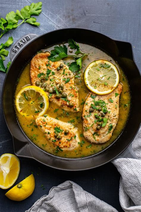 How many calories are in lemon piccata sauce - calories, carbs, nutrition