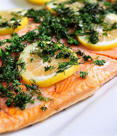 How many calories are in lemon-dill salmon - calories, carbs, nutrition