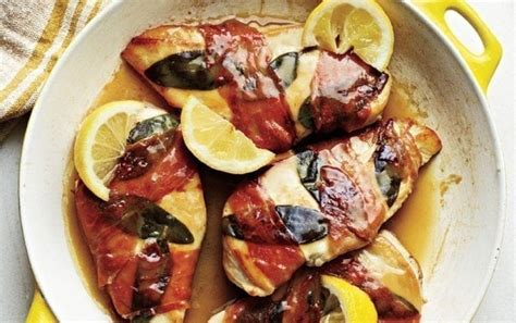 How many calories are in lemony chicken saltimbocca - calories, carbs, nutrition