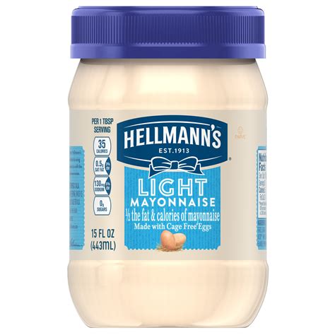 How many calories are in light than light mayo - calories, carbs, nutrition