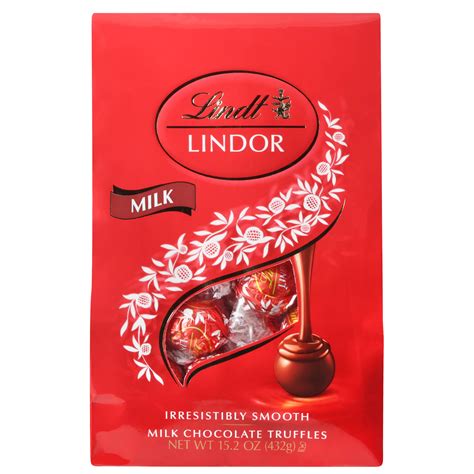 How many calories are in lindor truffles milk chocolate - calories, carbs, nutrition