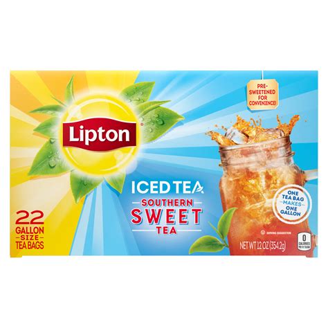 How many calories are in lipton brewed iced tea, sweetened - calories, carbs, nutrition