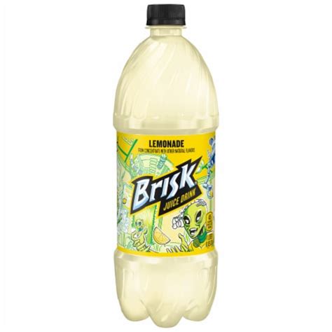 How many calories are in lipton brisk lemonade, bottle, 20oz - calories, carbs, nutrition