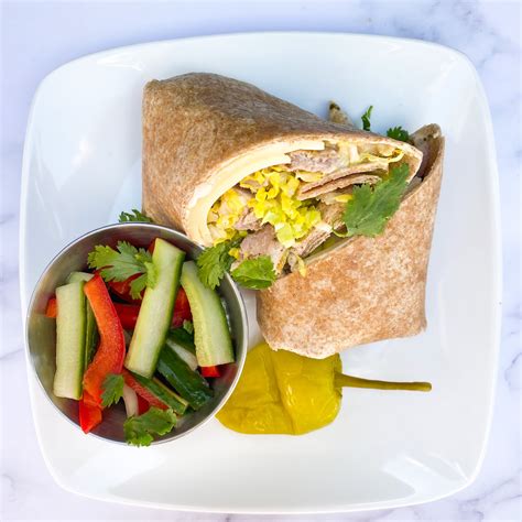 How many calories are in little havana pork mojo wrap - calories, carbs, nutrition