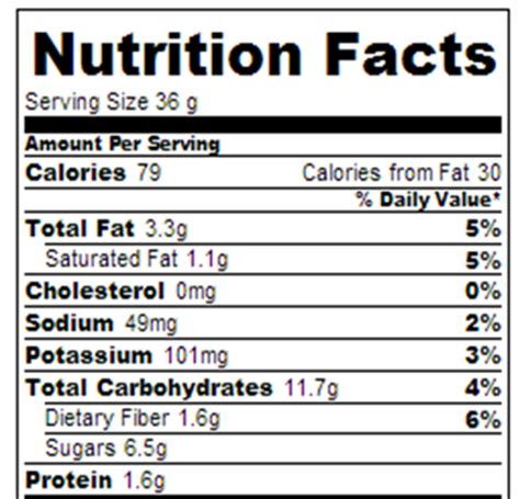 How many calories are in live granola bar - calories, carbs, nutrition