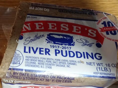 How many calories are in liver pudding - calories, carbs, nutrition