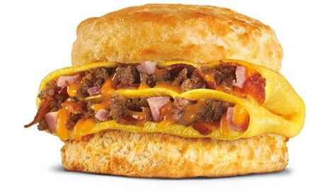 How many calories are in loaded omelet biscuit - calories, carbs, nutrition