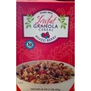 How many calories are in lowfat granola cereal mixed berry - calories, carbs, nutrition