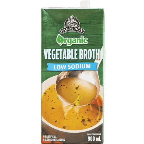 How many calories are in ls vegetable broth - calories, carbs, nutrition