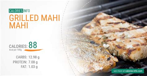 How many calories are in mahi mahi 6 oz grilled mexican - calories, carbs, nutrition