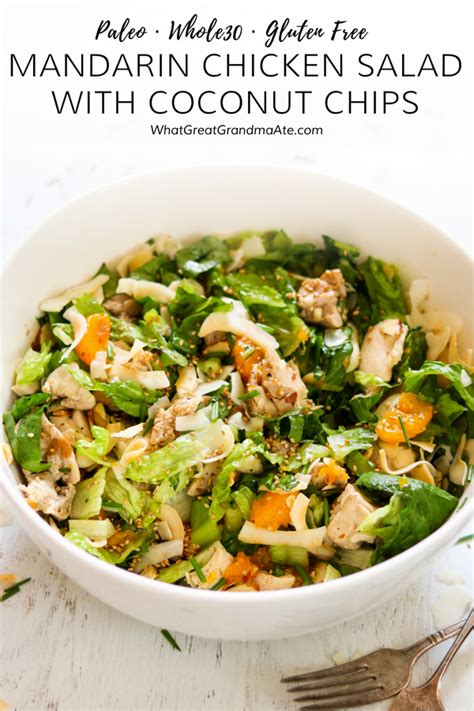 How many calories are in mandarin chicken salad - calories, carbs, nutrition