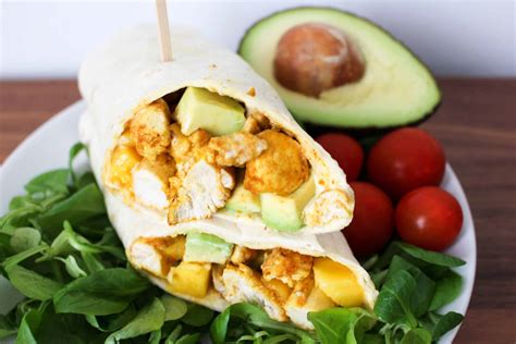 How many calories are in mango avocado wrap - calories, carbs, nutrition