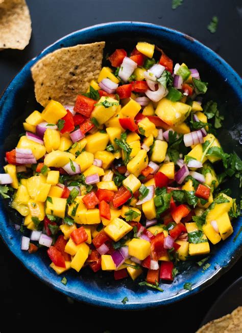 How many calories are in mango salsa, fresh - calories, carbs, nutrition