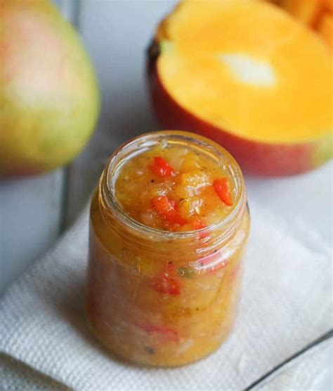 How many calories are in mango-pineapple chutney - calories, carbs, nutrition