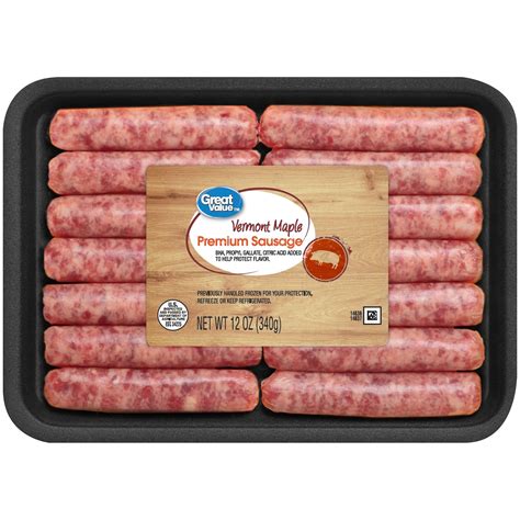 How many calories are in maple pork breakfast sausage - calories, carbs, nutrition