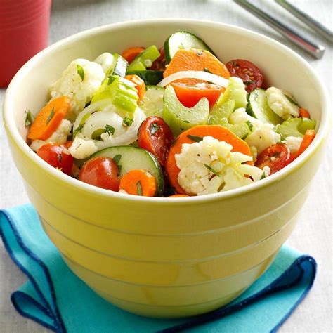 How many calories are in marinated vegetables - calories, carbs, nutrition