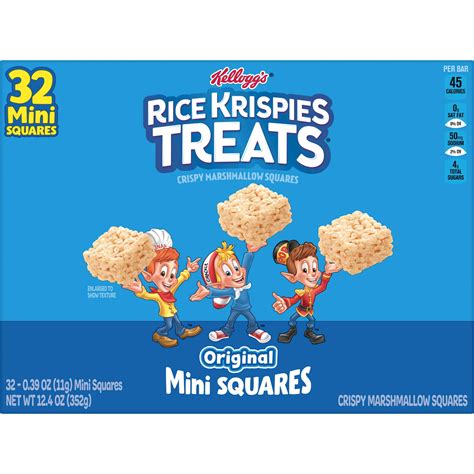 How many calories are in marshmallow rice krispies bars - calories, carbs, nutrition