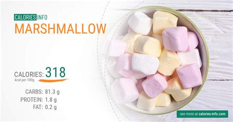 How many calories are in marshmallows & stars - calories, carbs, nutrition