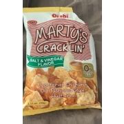 How many calories are in marty's cracklin' - calories, carbs, nutrition