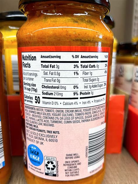 How many calories are in masala sauce - calories, carbs, nutrition