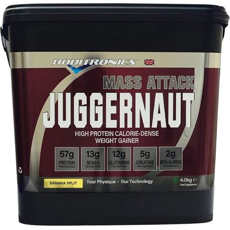 How many calories are in mass attack juggernaut - calories, carbs, nutrition