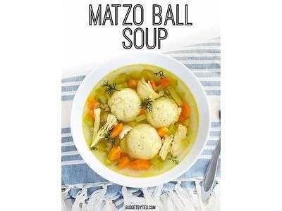 How many calories are in matzo ball soup - calories, carbs, nutrition